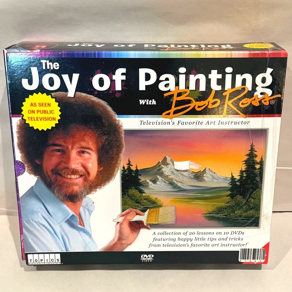 The Joy of Painting with Bob Ross 10 DVD Set 20 Lessons Wet on Wet Technique